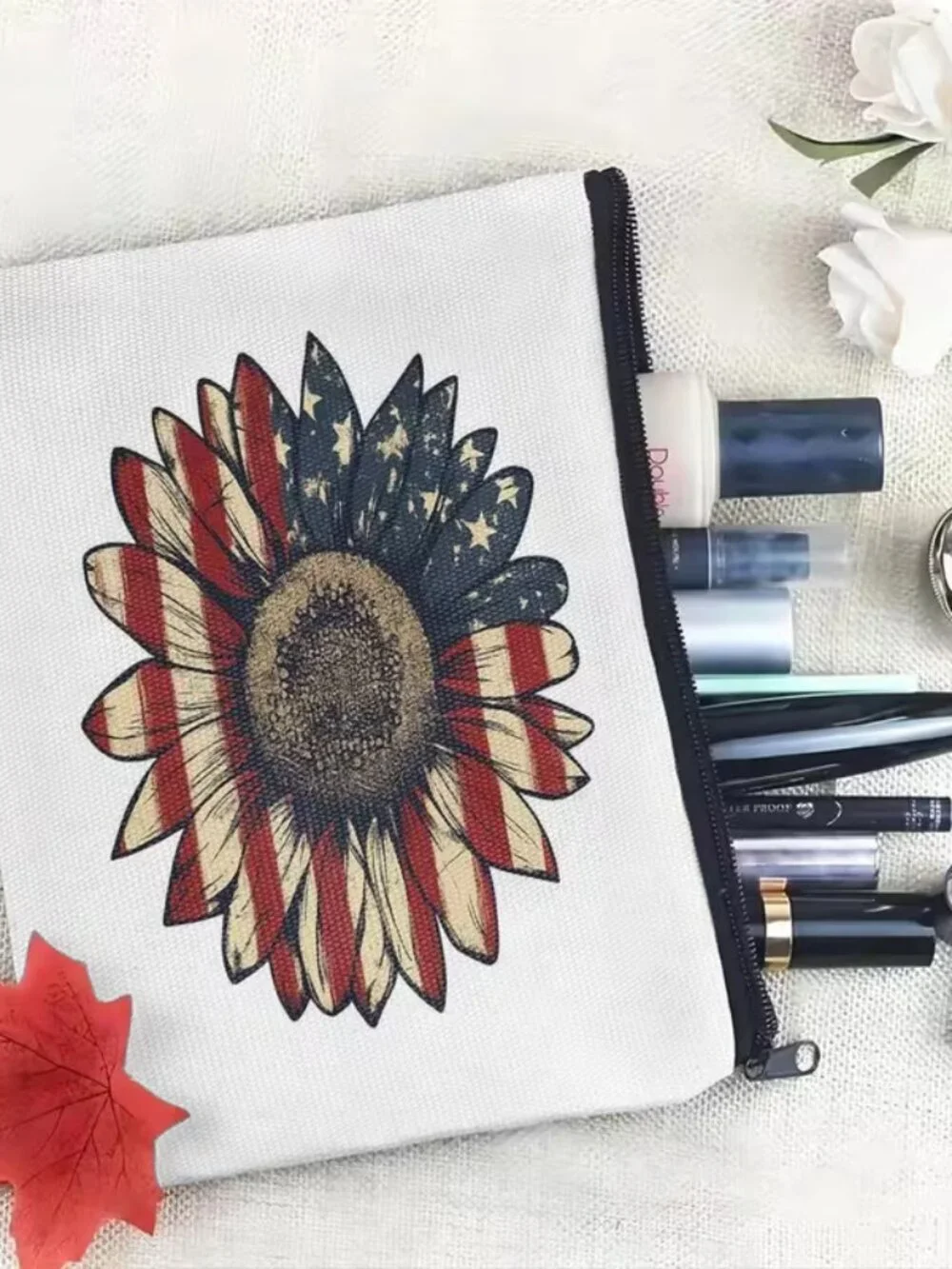 Sunflower Cosmetic Bag